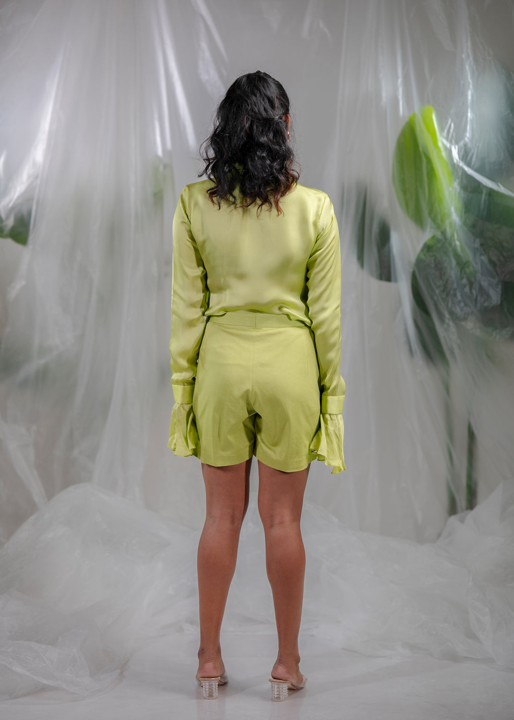 Lime Bloom Co-ord Set