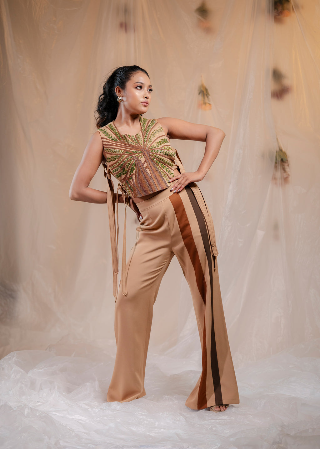 Roots & Earth Embroidered Co-ord Set