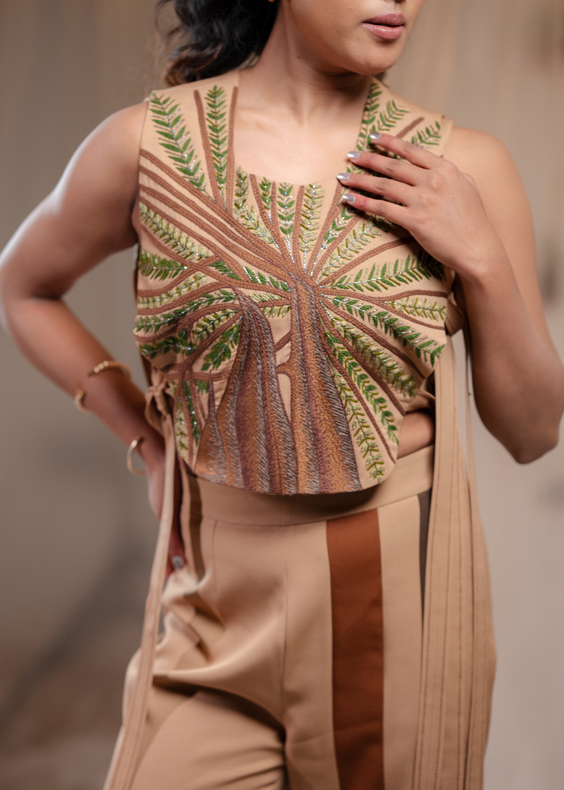 Roots & Earth Embroidered Co-ord Set