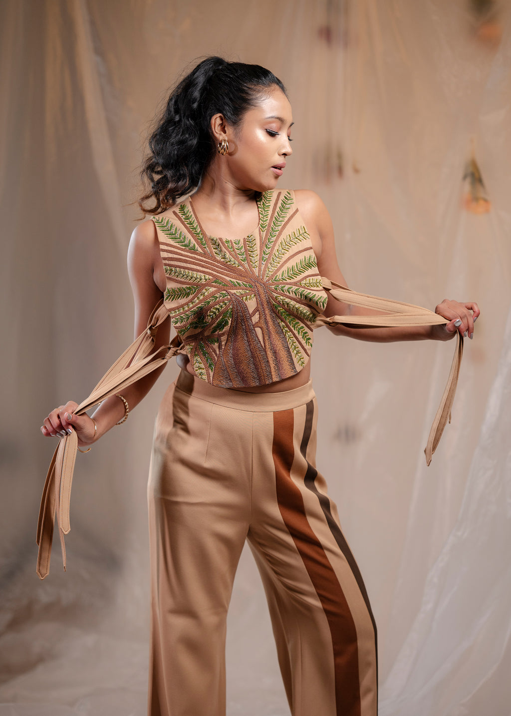 Roots & Earth Embroidered Co-ord Set