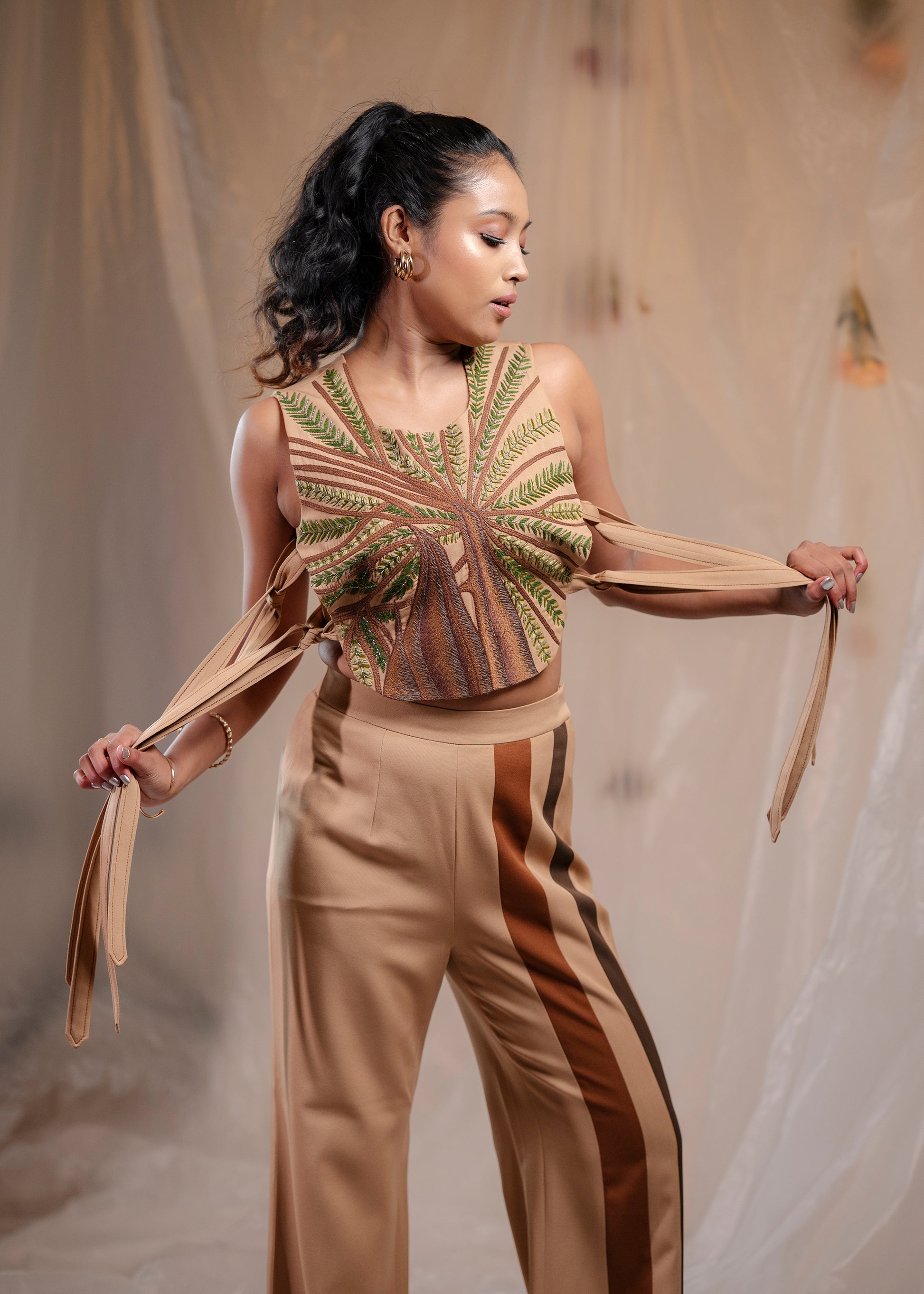 Roots & Earth Embroidered Co-ord Set