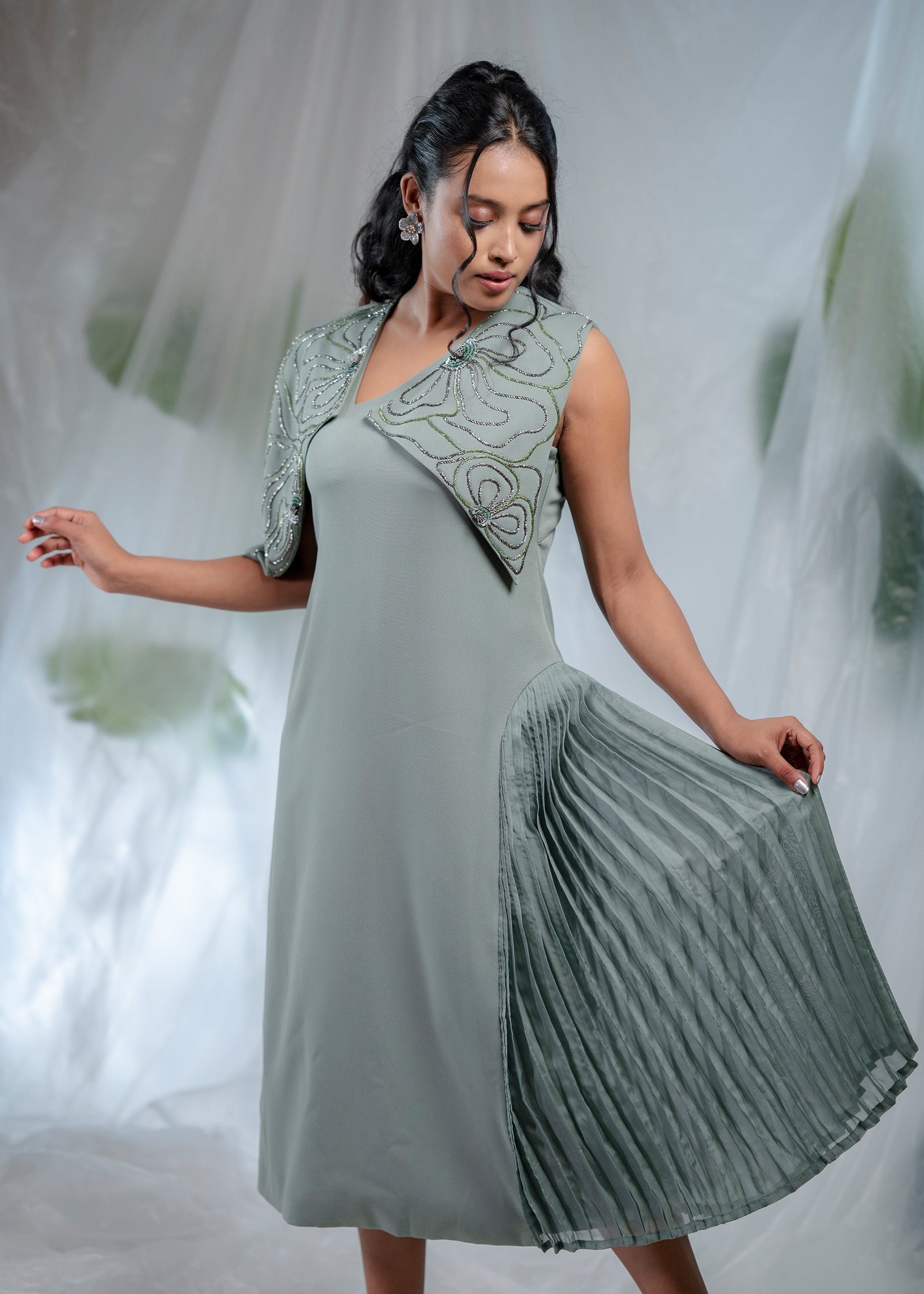 Ocean Voyage Embroidered Co-ord Set