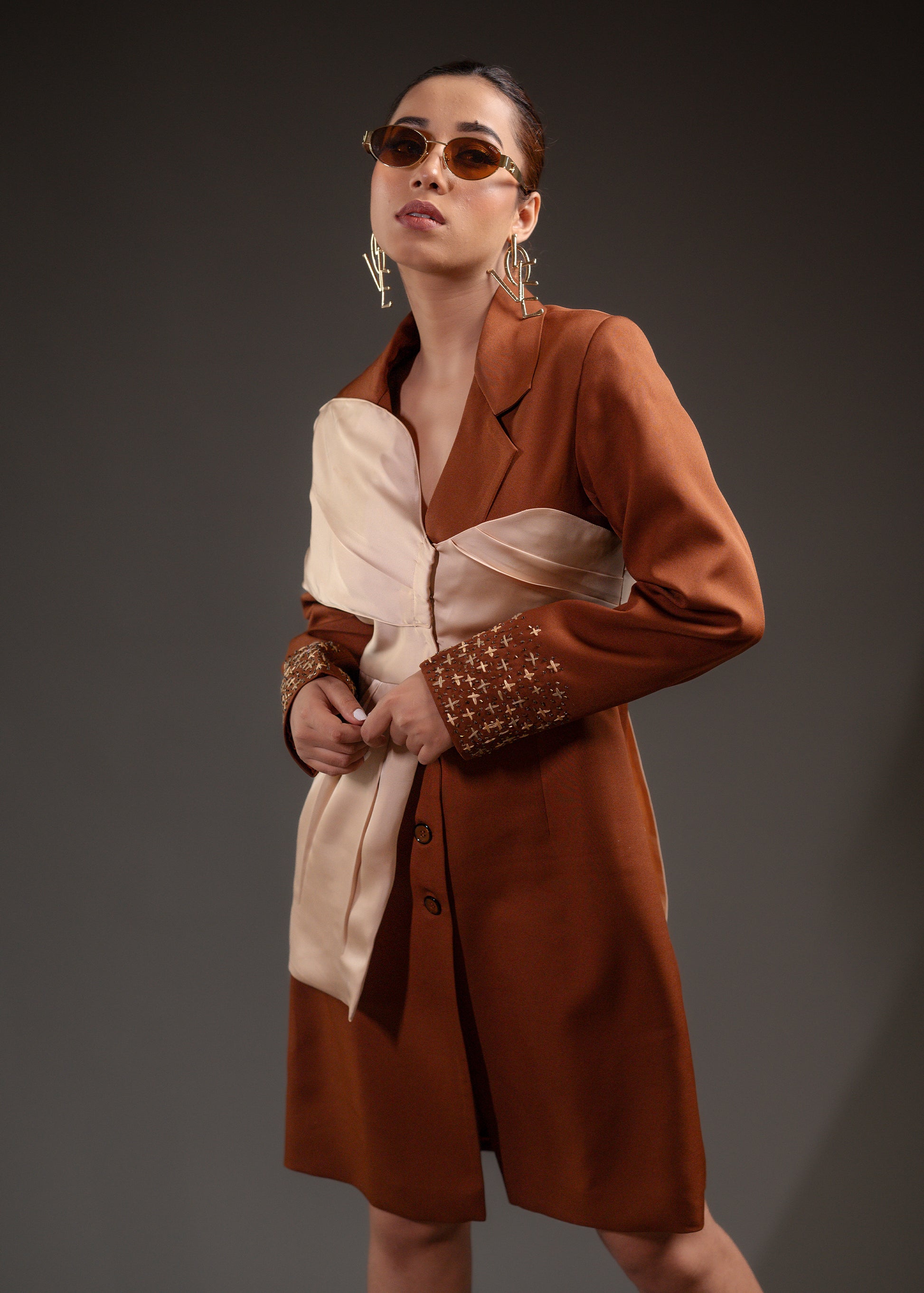 Sculpted Line Dress